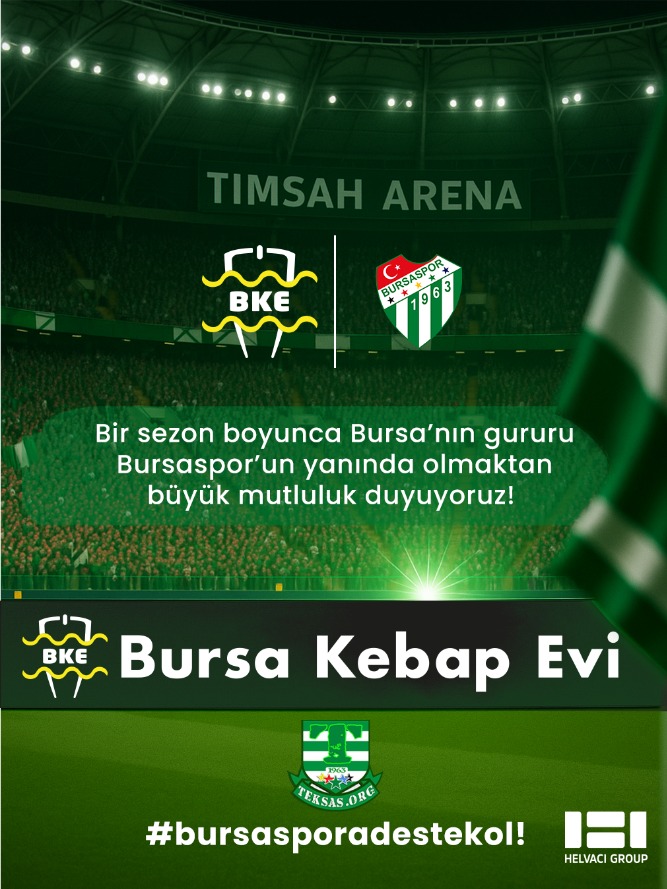 Bursa’nın gururu Bursaspor’un yanında olmaktan mutluluk duyuyoruz!💚🤍
Bir sezon boyunca desteğimizi LED ekranlarda yer alarak gösteriyoruz.
Biz,bu şehrin değerlerini paylaşmanın ve birlik ruhunu yaşatmanın kıymetine inanıyoruz.
Yeşil-beyaz sevdasıyla nice başarı dolu sezonlara!