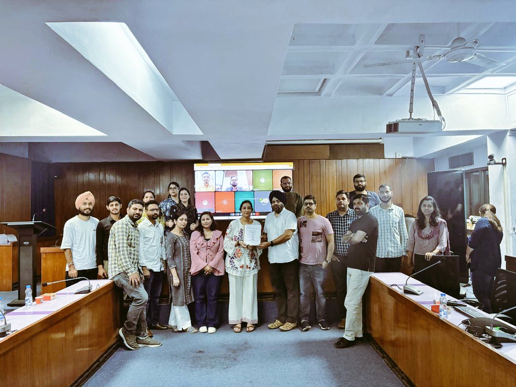 Congratulations! Pratiksha for your  successful PhD defence. I wish you all the success in your future endeavours. 
Many thanks to Prof. Sandip Murarka <a href="/SM_IITJ/">Sandip Murarka</a> of <a href="/iitjodhpur/">Indian Institute of Technology Jodhpur</a> for being an examiner. Thanks to Prof Manmohan Kapur <a href="/chm_iiserb/">Dept of Chemistry, IISER Bhopal</a> also. 
<a href="/csiriiim/">CSIR-IIIM</a> <a href="/AcSIR_India/">AcSIR</a> <a href="/CSIR_IND/">CSIR, India</a>