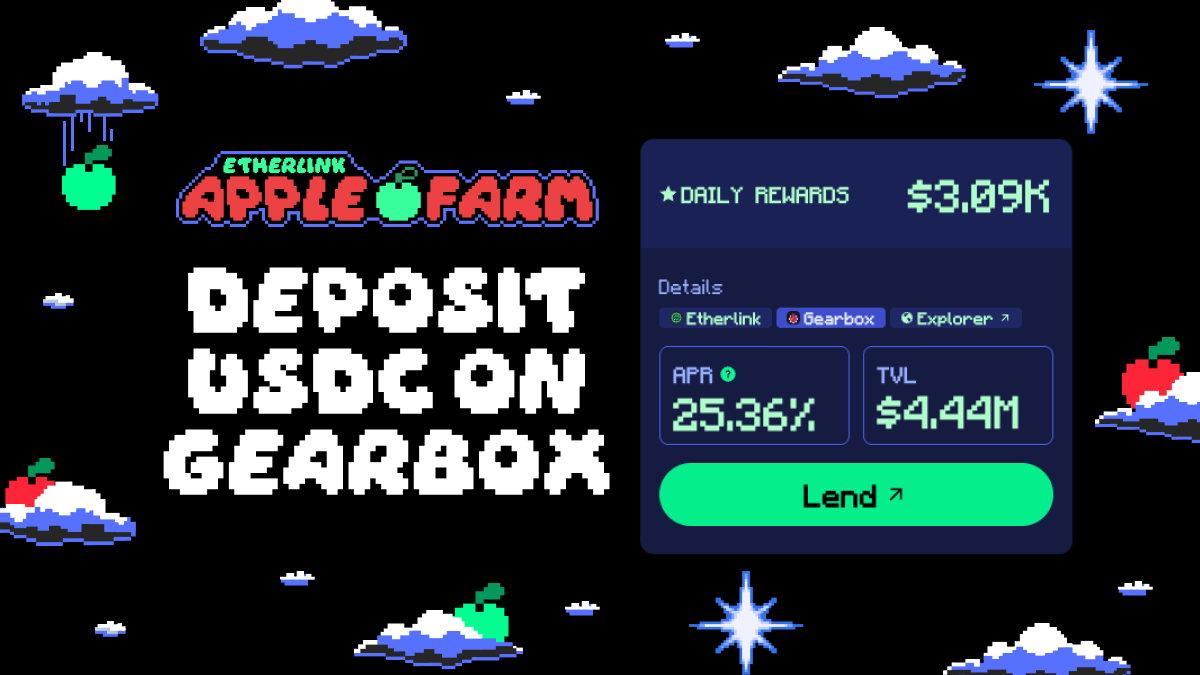 You won't find this yield anywhere else in crypto! 👀

25%+ APR when you deposit $USDC on <a href="/GearboxProtocol/">Gearbox ⚙️🧰 Protocol</a>

What are you waiting for? 👇
app.applefarm.xyz/opportunities/…
