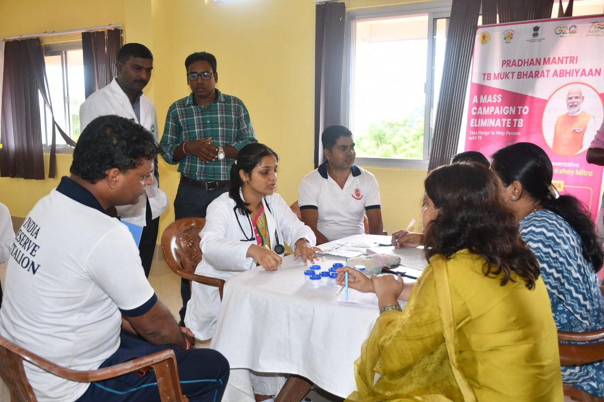 AndamanPolice's tweet photo. A TB Awareness cum Screening Camp was successfully conducted at IRBn HQ , port mout in collaboration with the Directorate of Health Services (DHS).

Led by Dr. Priya Sara Biji, Medical Officer from HWC Choudhari, and supported by Intern Doctors and the District Programme Coordinator, the team ensured the effective execution of the camp. The session covered TB symptoms, prevention and treatment, emphasizing early detection and timely intervention.

A total of 100 personnel benefited from comprehensive tuberculosis screening. We remain committed to the health, awareness, and overall well-being of our personnel.

#IRBn_ANP #HealthAwareness #TBPrevention #DHS
#TBMuktBharat

@MediaRN_ANI  @DGPANIslands  @hgsdhaliwalips @Andaman_Admin