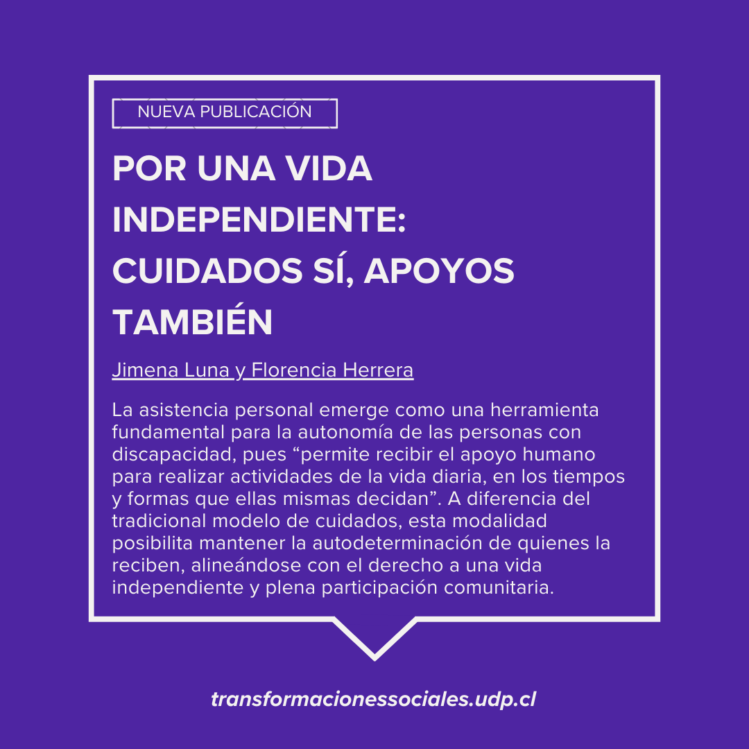 labtranssocial's tweet photo. Revisa la publicación de Jimena Luna y Florencia Herrera: "Por una vida independiente: Cuidados sí, apoyos también".

👉Detalles en https://t.co/8n3Bef3zbP https://t.co/KDxTmGtDUo