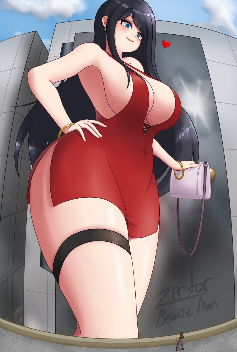 Blind Date (1/2)

"You're quite a bit shorter than I expected! But in that case, would you like to ride first-class to the restaurant~?"
#giantess #sizetwitter #巨大娘