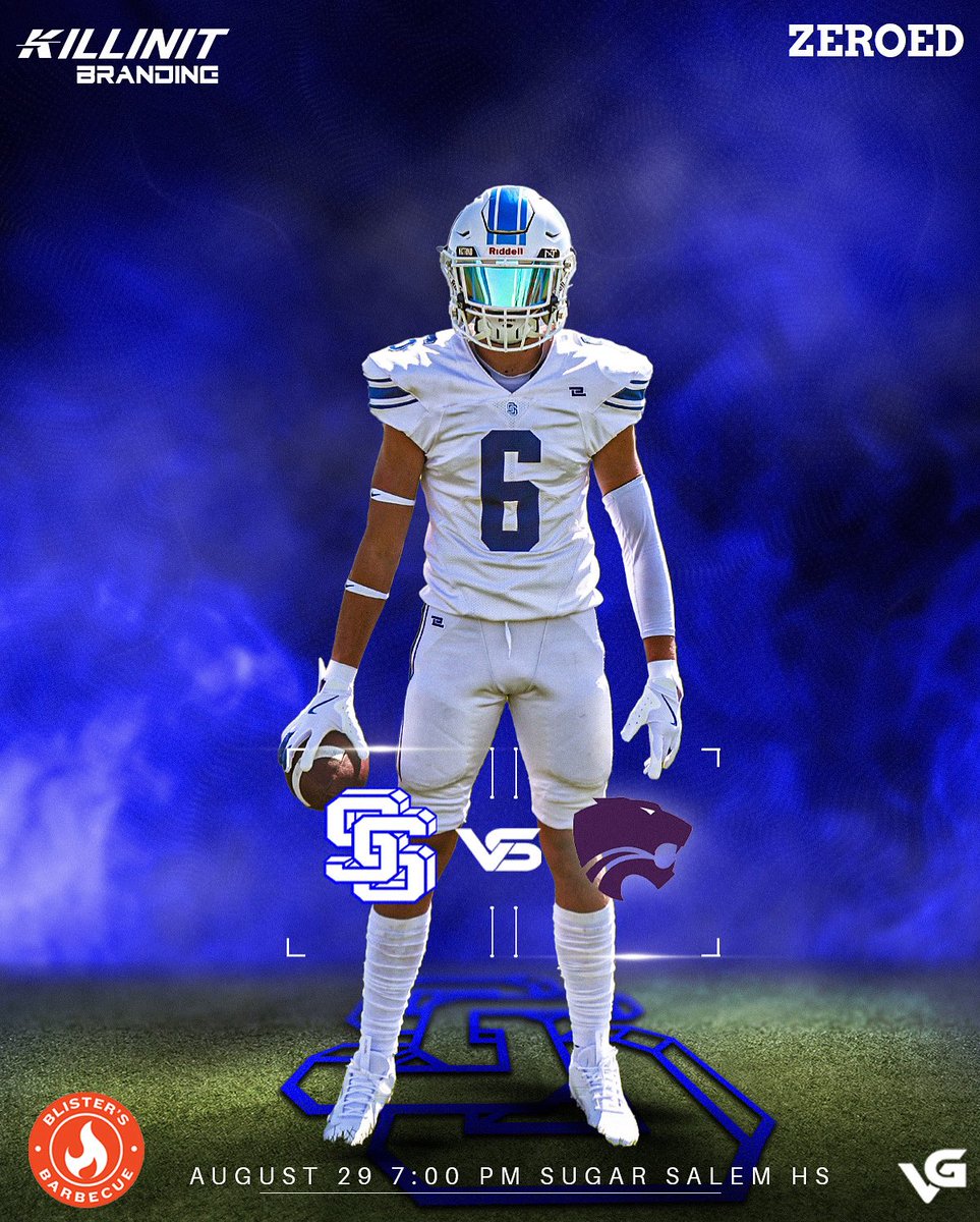 GAMEDAY‼️
vs 🐱 Snake River
📍 Sugar-Salem High school
🗓️ Aug 29
⏰ 7:00pm
📷 @pteic.visuals 
💻 @eastsidesportsid 
Sponsor: <a href="/BlistersBBQ/">Blister's BBQ</a> @killinitbranding
Student Theme BLACKOUT
#ZEROED