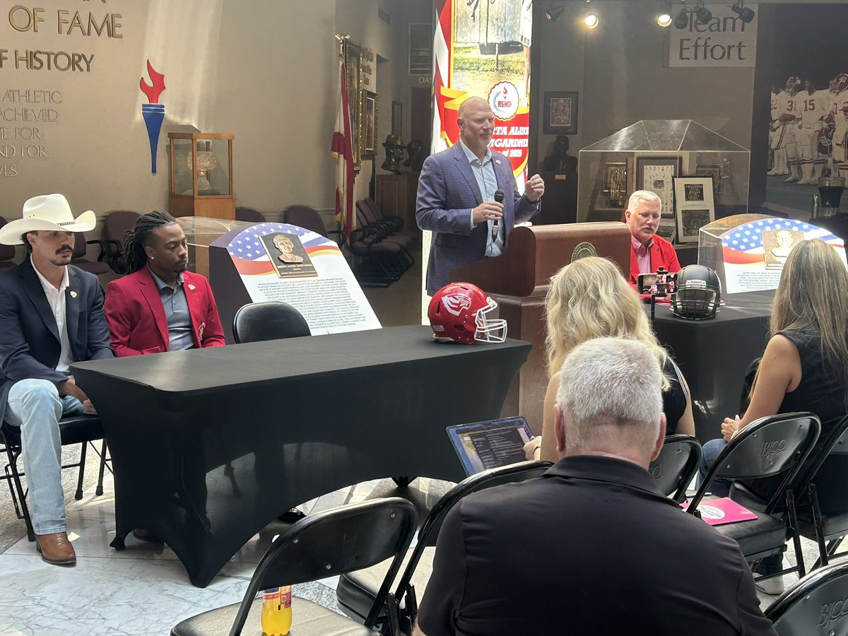 Coach Cochran (<a href="/UWAAthletics/">UWA Athletics</a>) leading off press conference for <a href="/WeekZeroClassic/">HBCU Week Zero Classic</a> . Legion Field will host Valdosta State vs Clark followed by UWA vs Fort Valley. 

Come out if you can!

weekzero.org