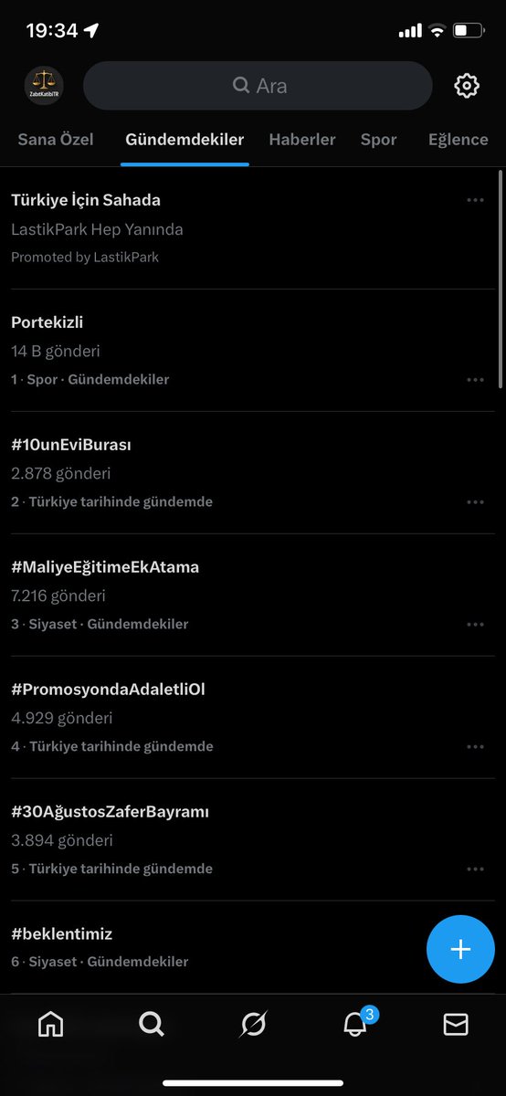 HERKESİ TEBRİK EDİYORUM TÜRKİYE GÜNDEMİNDE 4. SIRAYA YÜKSELDİK #PromosyondaAdaletliOl