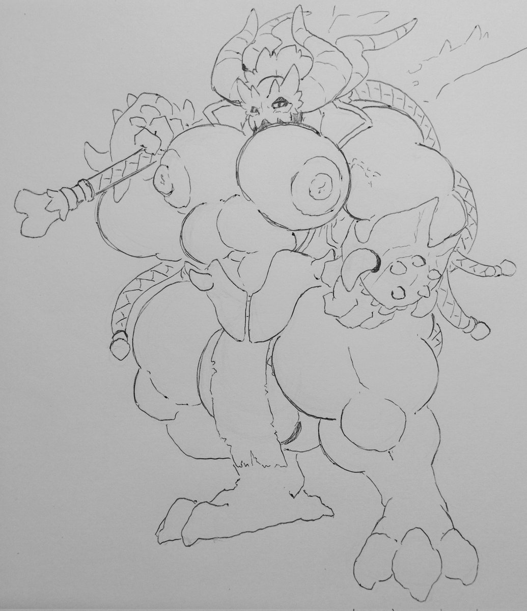 mkite's tweet photo. A piece of Titamon done for me by @Artomu_San. Truly, husbando material~❤️ https://t.co/s2XjG82cb8