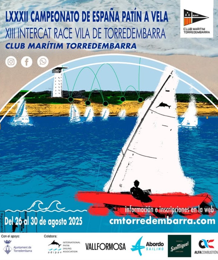⛵️🏐Vela i vòlei platja, les cites esportives d'aquest cap de setmana a #Torredembarra
👉Demà acaba el Campionat d’Espanya de Patí de Vela a la platja de Baix a Mar
➡️ona-latorre.cat/news/vela-i-vo…