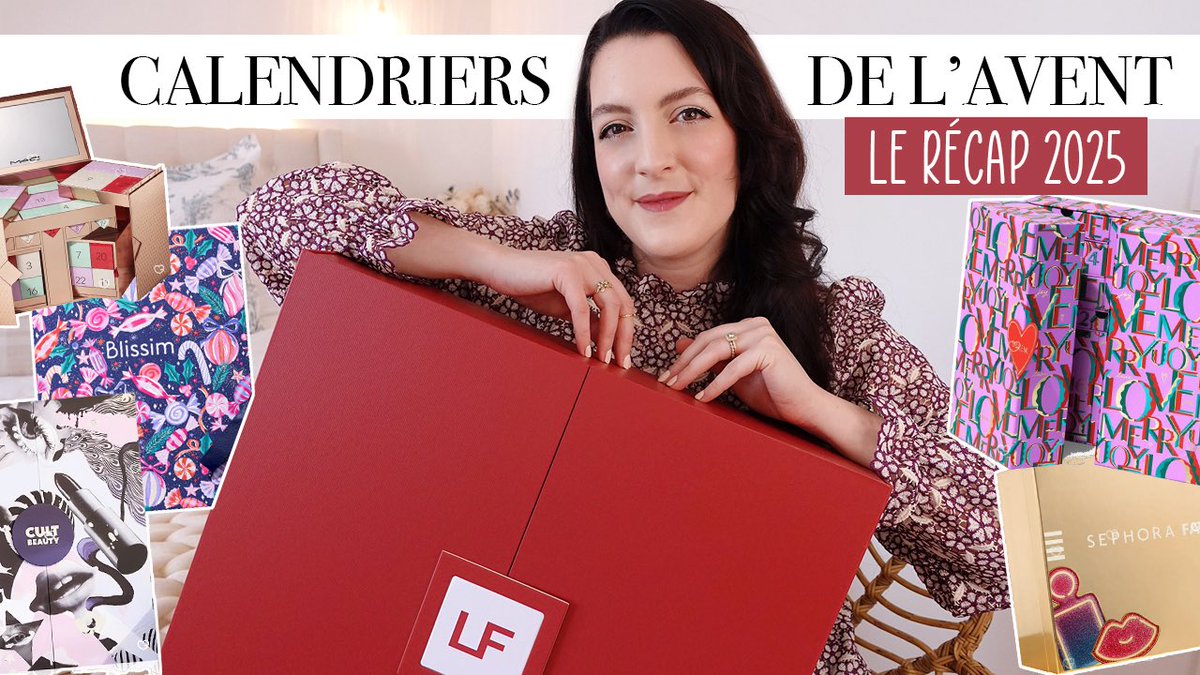 youtu.be/b7TIhhohIZM?si… Nouvelle vidéo en ligne : TOUS les calendriers de l’avent 2025 🥳 INFOS &amp; dates de sortie! J’ai mène l’enquête pour vous !

#calendrierdelavent #adventcalendar #beautynews #avantpremiere