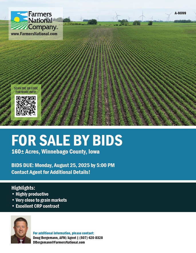 Sold!  $1,696,000 or $10,600/acre