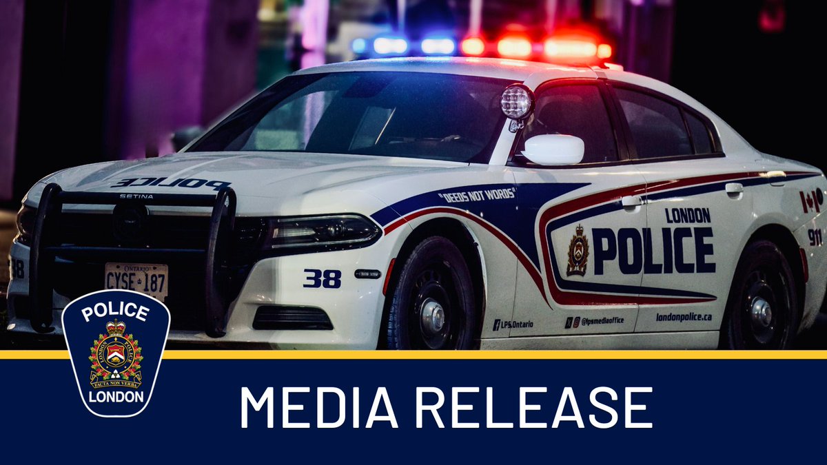 SHOOTING INVESTIGATION 
London man in custody

LONDON, ON (August 29, 2025) – A London man has been arrested and charged after members of the London Police Service responded to reports of a gunshot earlier this week west of the downtown core.

Read the full release here: