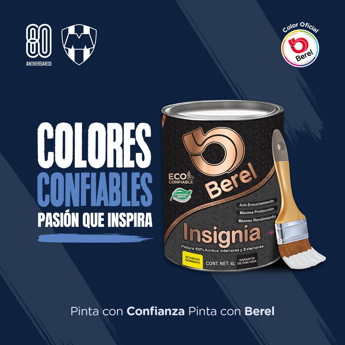 Rayados's tweet photo. Pinta con la mejor calidad con Insignia de @GrupoBerel.👏🏼

Descubre más de los excelentes beneficios que tienen para ti 👉🏼 https://t.co/QCzBQRrdry

Pinta con Confianza, Pinta con Berel.🎨 https://t.co/znPcgYapVd