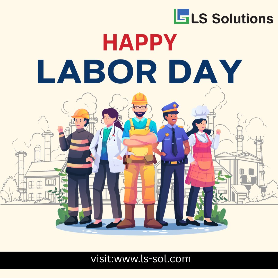 lssolutions_us's tweet image. Happy Labor Day

#laborday #laborday2025 #lssolutions #teamspirit #holidayweekend #labordayweekend #HardWorkPaysOff #WorkforceStrong #HonoringWorkers #ThankYouWorkers