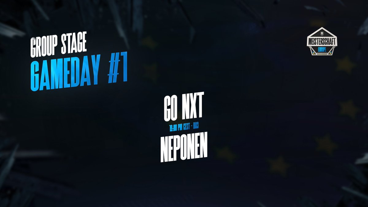 🔴 WE ARE LIVE on Twitch!  

The showdown is here: 
<a href="/GONXTGG/">NXT</a> vs. #Neponen 👀  

A fierce Best-of-3-Series awaits 🔥   
👉 Watch now: twitch.tv/DieMeisterscha…