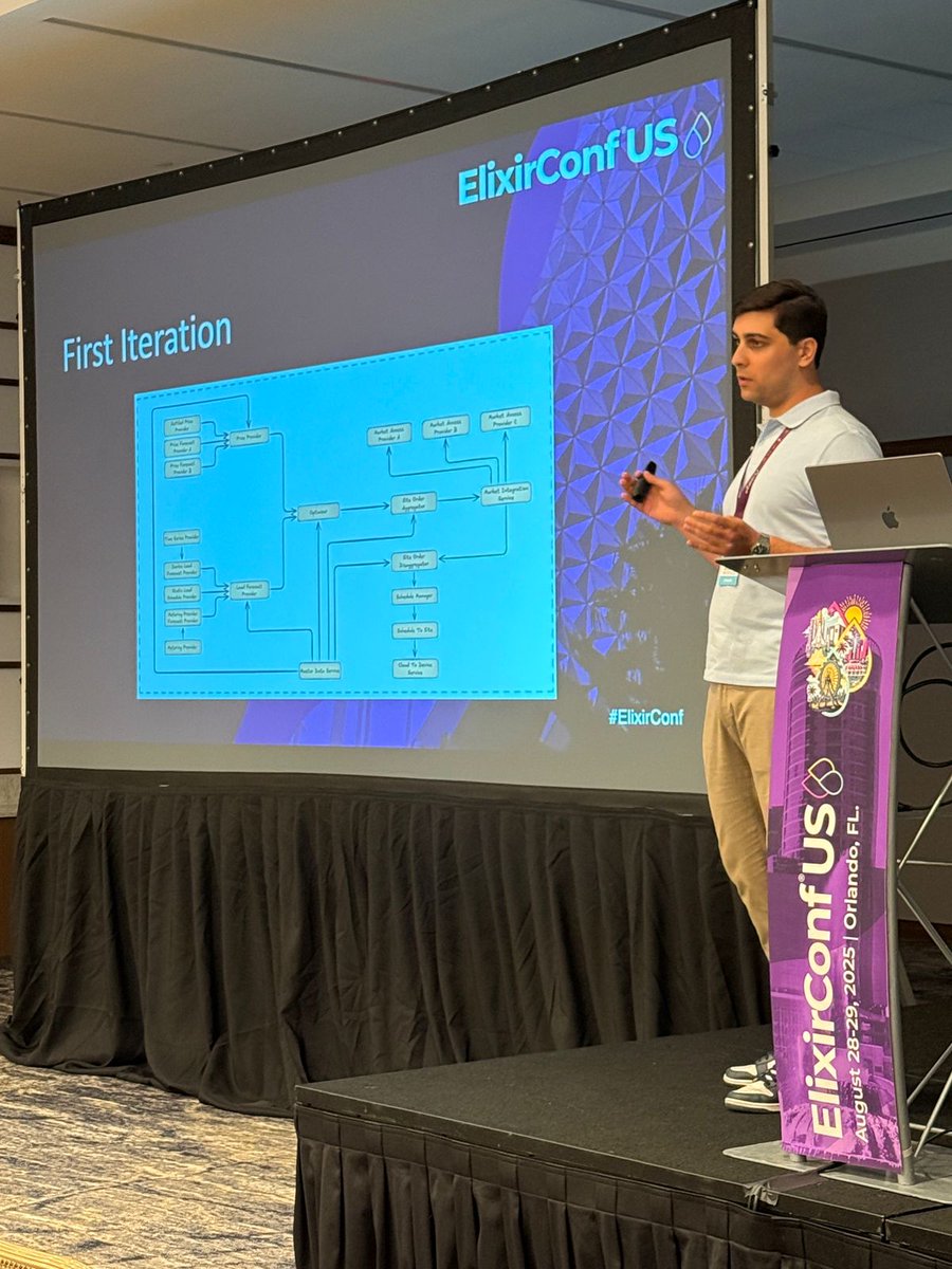 ElixirConf's tweet image. Sometimes the simplest solution is the most effective
Igor Spiridonov on why they chose consolidation over complexity. #ElixirConfUS
