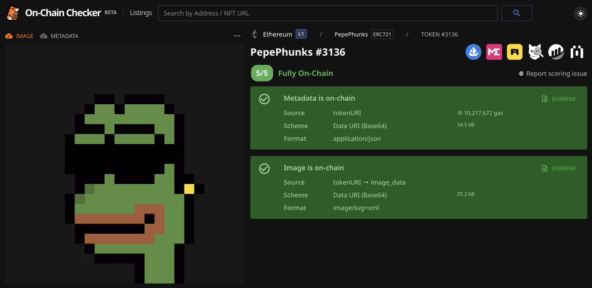 On-Chain Checker listing of the day:

PepePhunks by <a href="/espress0art/">espress0</a> 

Up to 10k PepePhunks from March 2023 powered by <a href="/Indelible_Labs/">carve</a> 

2/3rds minted with remaining available at indelible.xyz

Welcome to OCC! ⛓️🦊