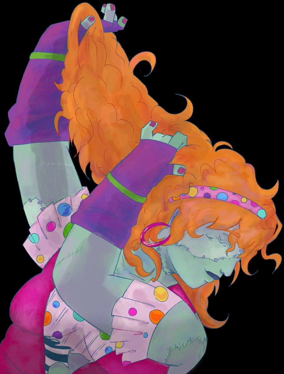 #zombiecleofanart for my school art project :D