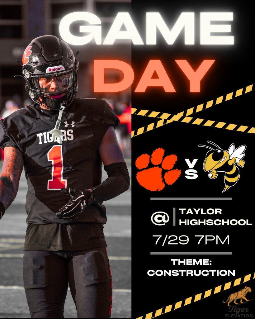 Your Tigers look to get their first win of the season as they travel down US50 to take on the Taylor Yellow Jackets at 7 PM. Be there early and be loud! Student Section theme: Construction.  Also, shout out to our new student led marketing group Tiger Elevation for the edit!
