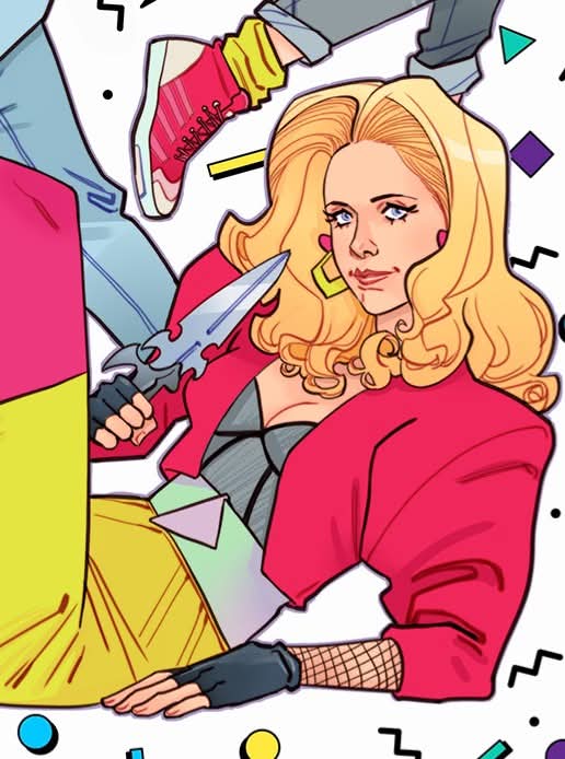 S_Marguerite's tweet image. Close up - late #eighties / early #nineties #BuffyTheVampireSlayer #cover 💥

#digitalart #vintage #fashion #vampire #TVseries #Buffy #jeans #margueritesauvage