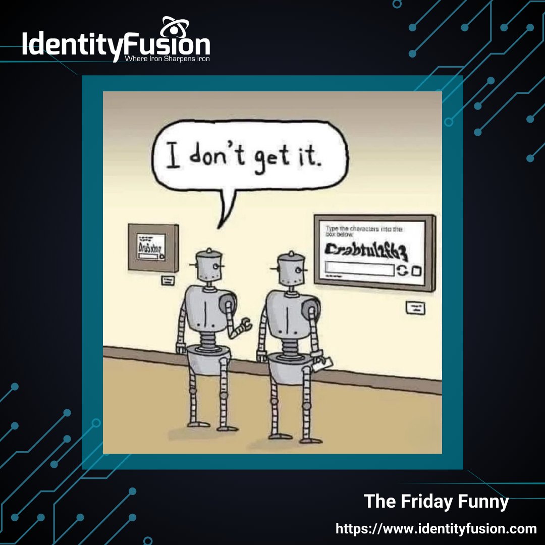 IdentityFusion's tweet image. #FridayFunny #IdentityFusion #DoesNotCompute