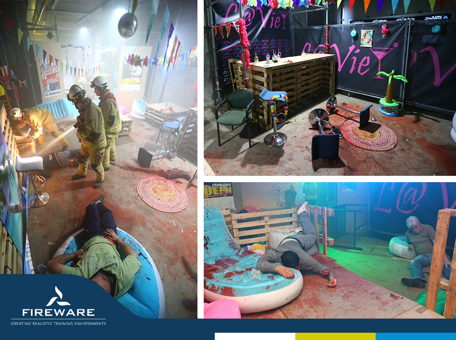 Een discotheek na een aanslag klinkt anders dan je denkt. Stilte is zelden stil. Met realistisch geluid maak je impact. Zo’n setting, zoals het TGB-lab van <a href="/vramsterdam/">..</a>, mochten we ooit ensceneren voor een TGB-oefening. Check de enscenering hier: bit.ly/3HVi5ye