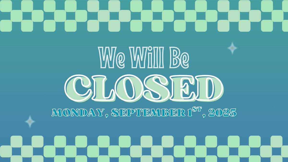 📅 Please note: All our locations will be closed on Monday, September 1st, 2025, for the long weekend. We’ll be back to regular hours on Tuesday, September 2nd. Wishing you a safe and relaxing weekend! #longweekend #holiday