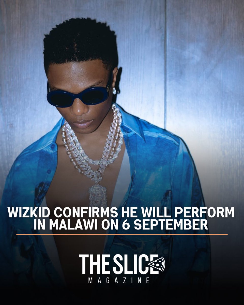slicemagazine's tweet image. BREAKING: Wizkid is set to perform in Malawi on 6 September. The Nigerian artist has made the announcement via his Facebook page.