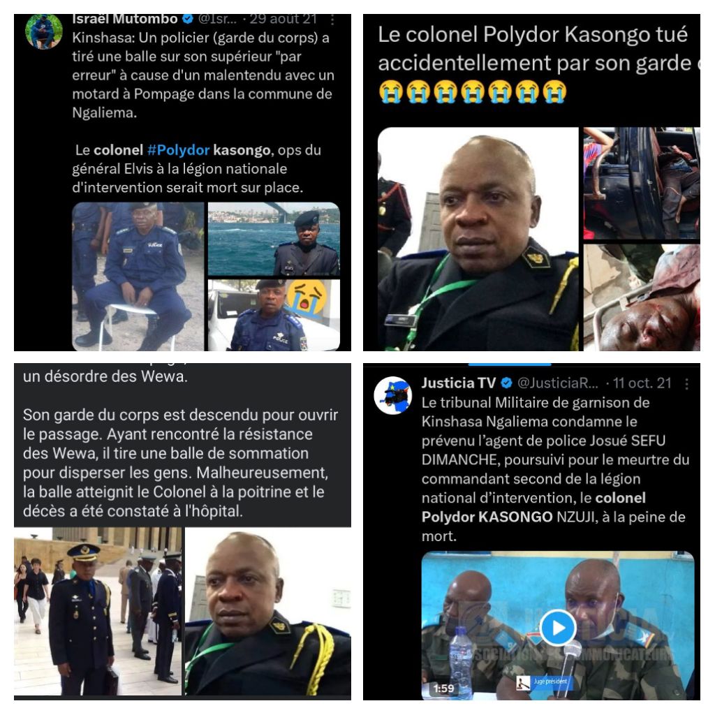 Henoc_kas's tweet photo. #RDC #POLICE #JUSTICE
29 Août 2021-29 Août 2025. 4 ans jour pour jour que Mon papa nous a été arracher de la terre des hommes, Le colonel Polydor kasongo alors commandant des opérations de la LENI et pasteur. Il s'est dit ce jour là sur les infos et  la toile,qu'il aurait reçu 👇 https://t.co/krZO2ULr9A