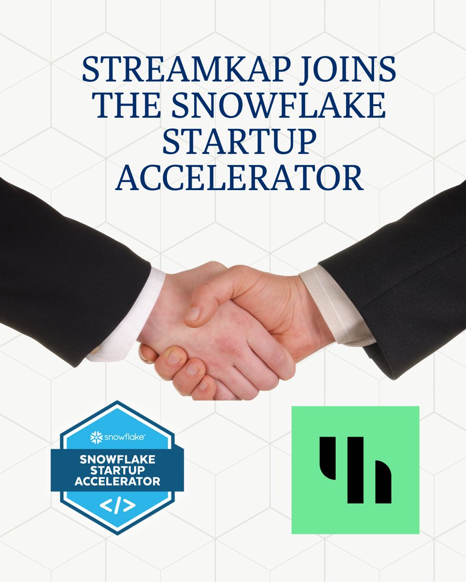 🚀 Streamkap has joined the <a href="/Snowflake/">Snowflake</a> Startup Accelerator. The program brings funding, technical guidance, and co-marketing so we can build even better Snowflake-first, low-latency streaming data products for customers.