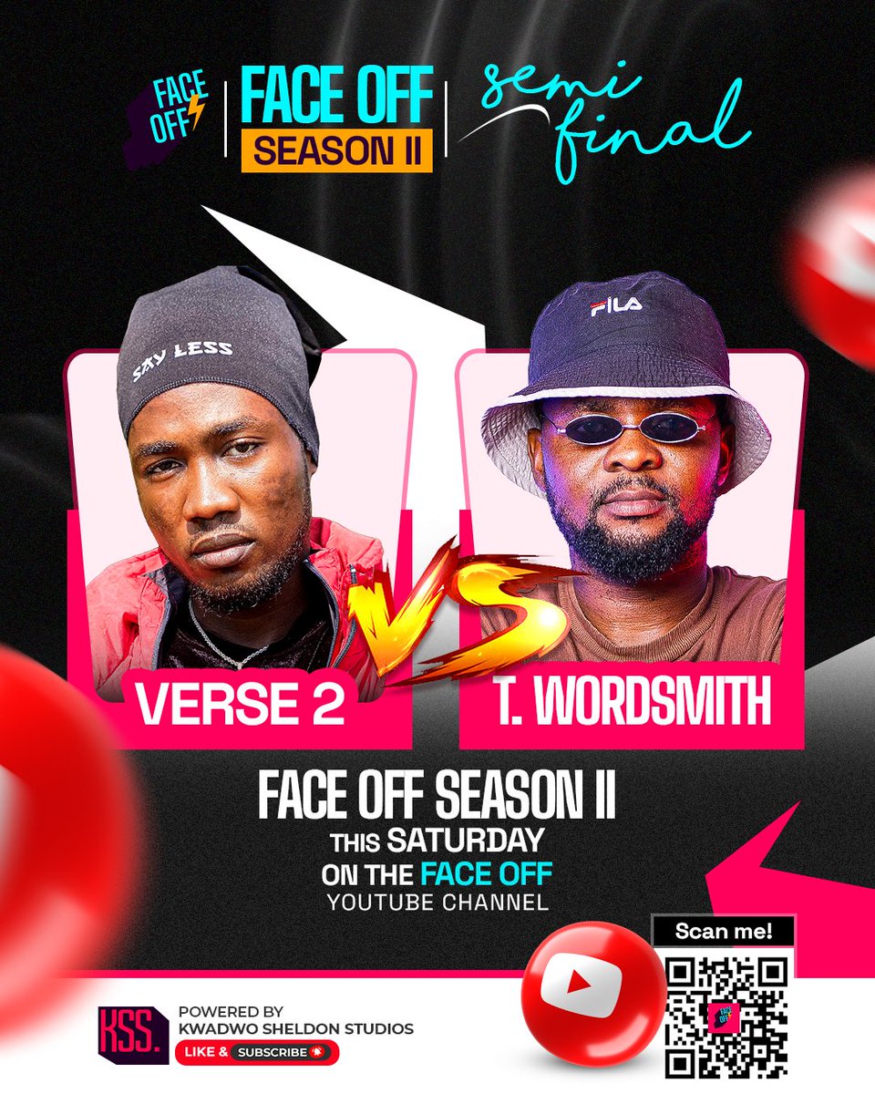 Faceoff Season 2 Semifinals begin! Make a date with us tomorrow for the first round with Verse2 and TroothWordsmith 
<a href="/troothofficial/">Trooth Wordsmith</a> <a href="/Verse2A/">AKATA VERSE 2</a>