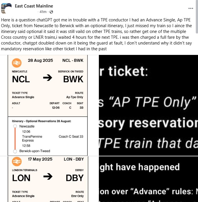 Out of Context Transport Community tweet media