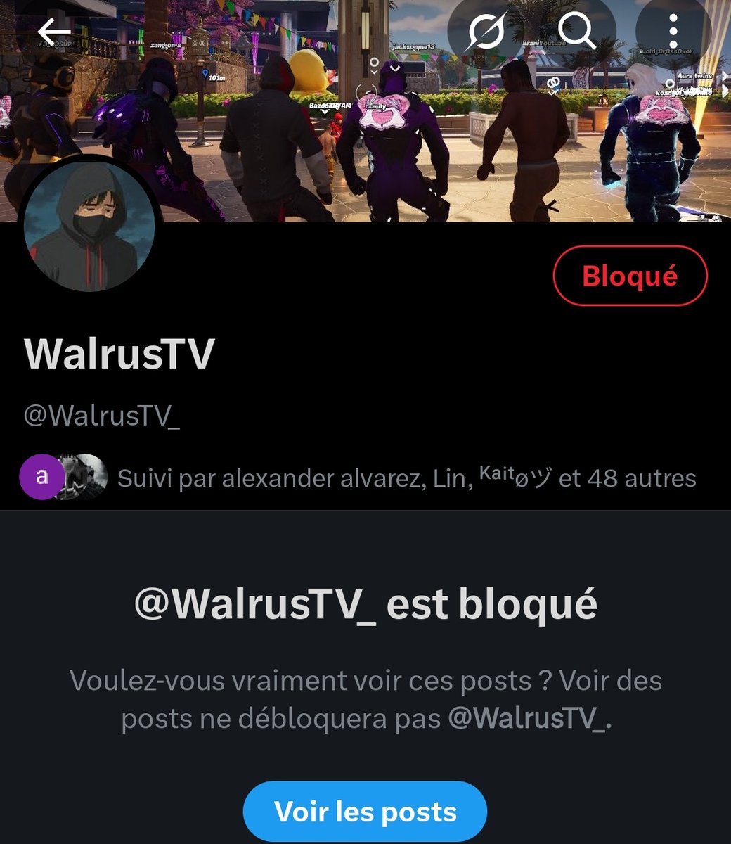 FN_CodesDrops's tweet image. Walrus TV is a Fortnite account scammer!!

He discreetly sells Fortnite accounts to people on my server, then as soon as people pay between €70 and €200 for a Fortnite account, he recovers the accounts and then blocks them without refunding them. A month ago, someone tweeted…