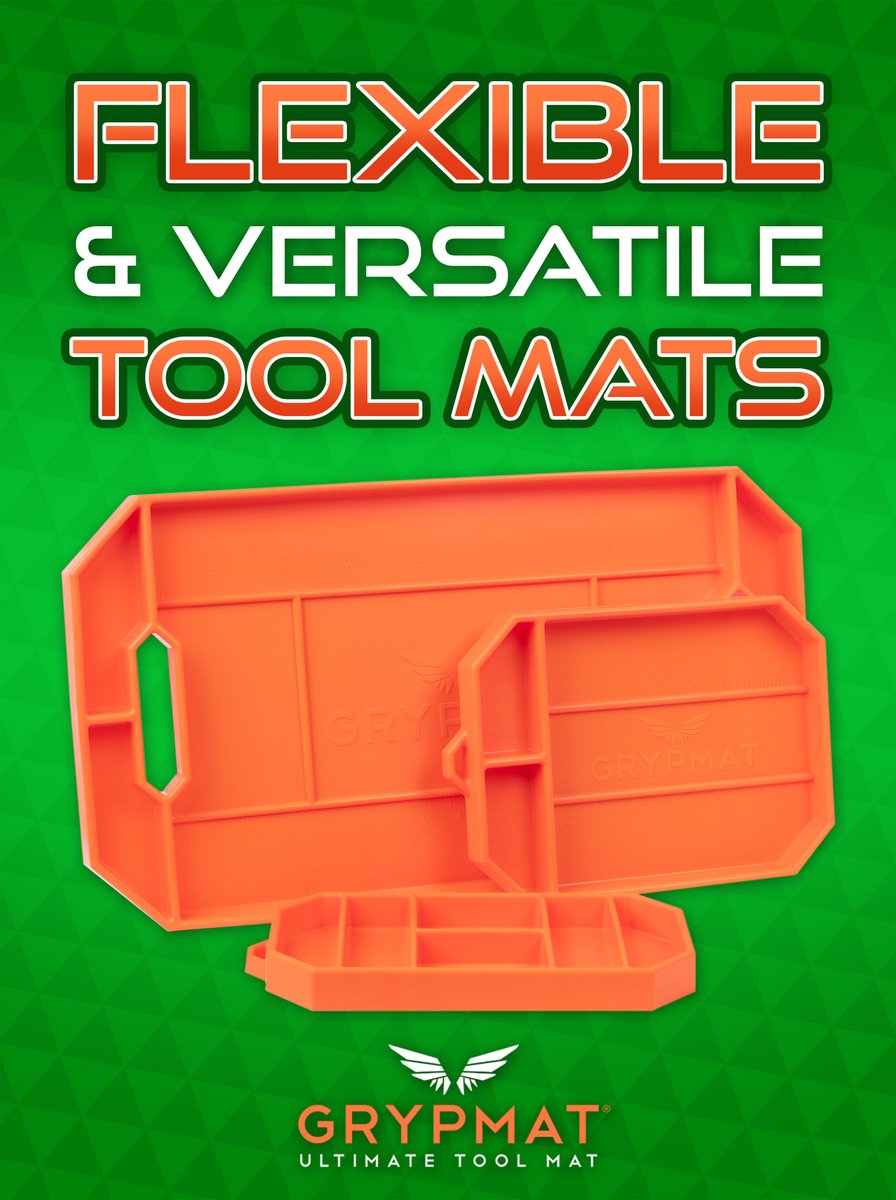 wirecare's tweet image. Keep your tools where you put them with Grypmat! #WireCare #Wiring #Tools #MustHaveTools #Grypmat