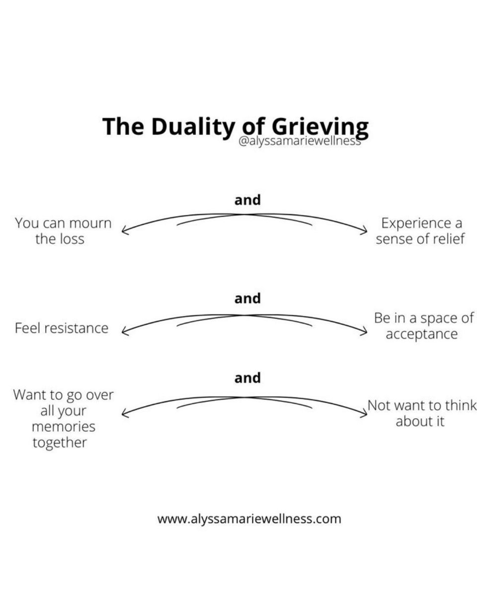 Laughing and breaking inside. Smiling and missing them mid-laugh. Holding joy and pain in the same breath. That’s grief’s strange truth.

healgrief.org/grief-is-and-g…