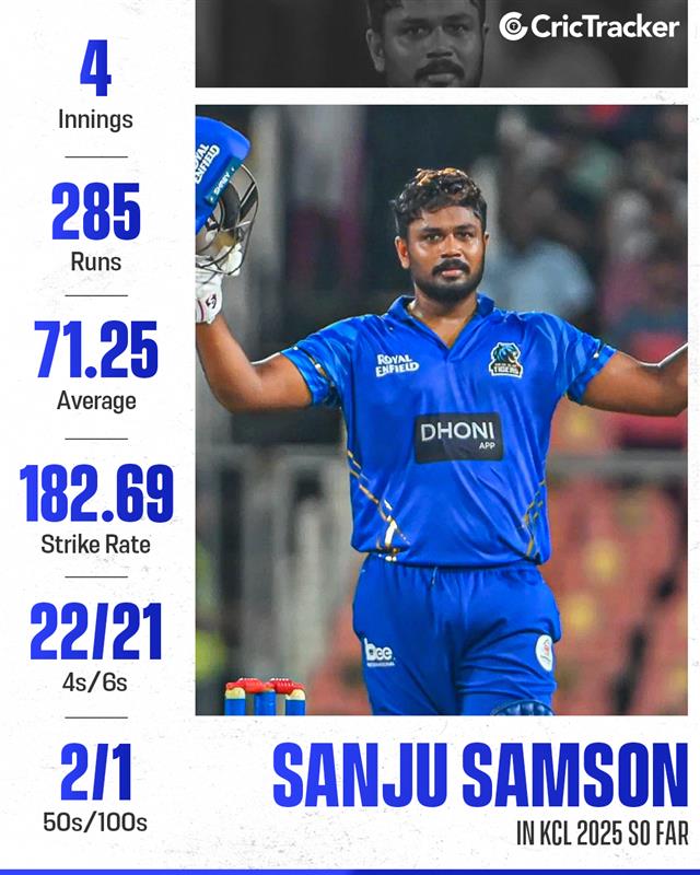He’s absolutely bossing it! 😎💥

#SanjuSamson