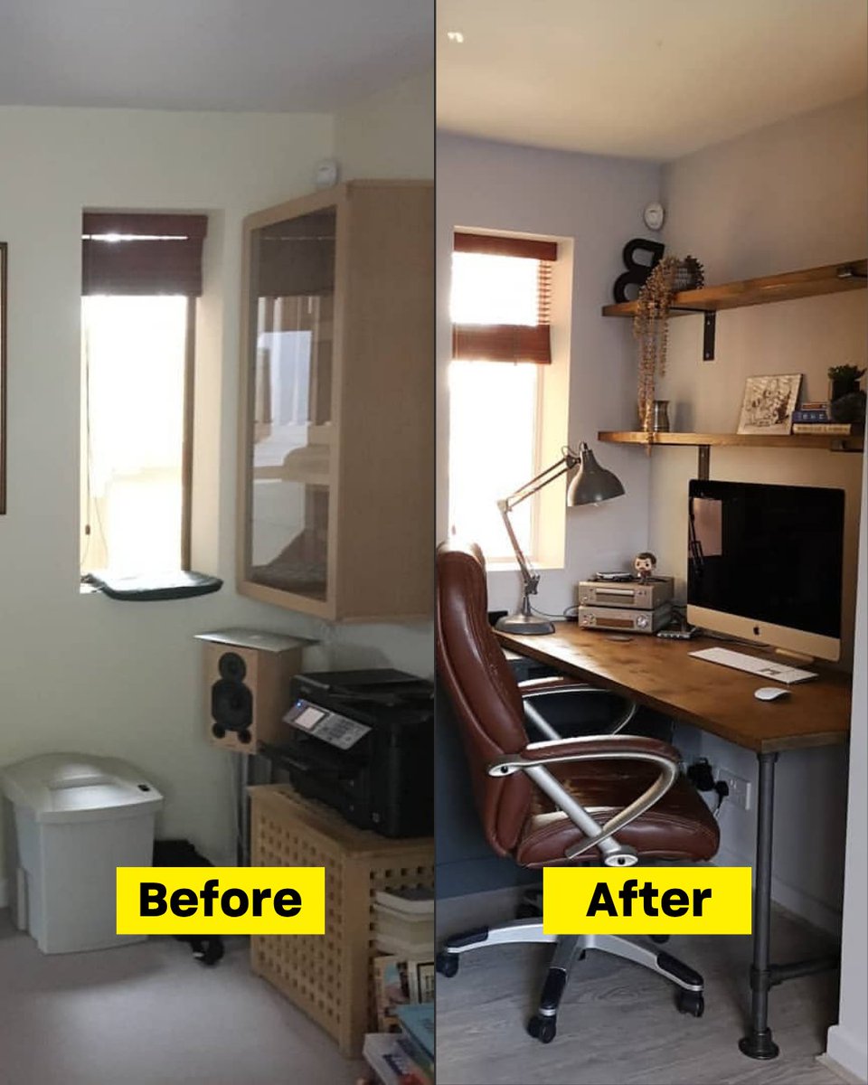 Got a back room that’s feeling a bit… meh? 💤

Here’s how one of our customers turned this corner into a productive, stylish workspace using our tube and clamp. ✨

It’s simple, robust and totally transforms the space.

📸: no.54interiors

Find out more - bit.ly/3JhH8M6