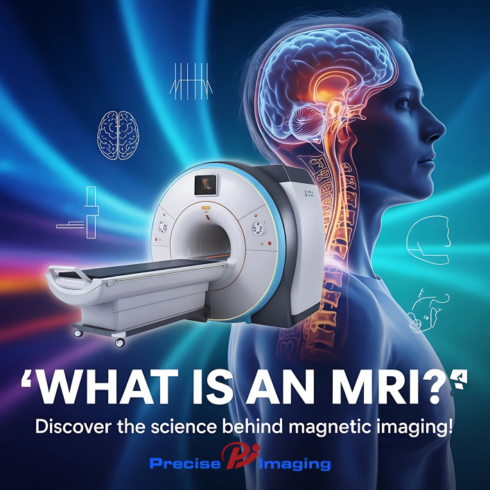 PreciseImaging's tweet image. 🧠 Ever wondered what an MRI really is? Magnetic Resonance Imaging (MRI) uses powerful magnets and radio waves to create detailed images of the inside of your body — without radiation. ✨ At Precise Imaging, we make advanced technology simple, safe, and accessible.