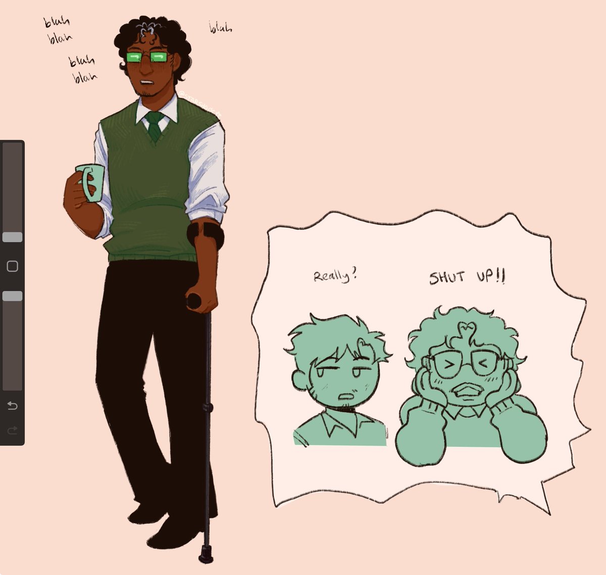 Go my “Tim teasing Martin about his crush” hc #tma #art