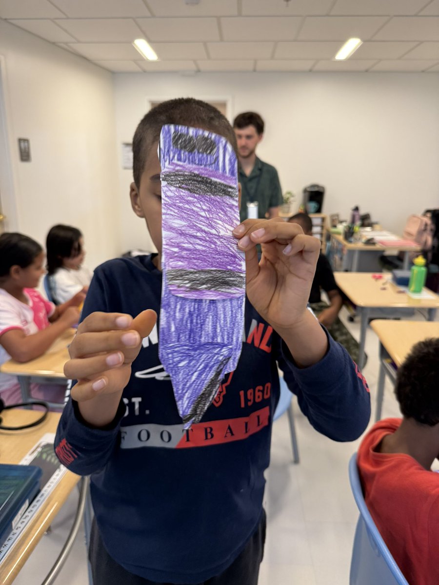 Today we read Creepy Crayon and put together our crayon craft <a href="/PSDRI_Schools/">Pawtucket School Department</a> #selfcontained