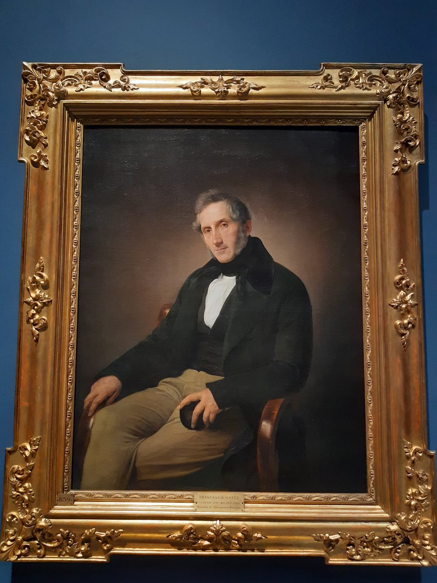Reine_deCoeur's tweet image. #VendrediLecture Les Fiancés,d&apos;Alessandro Manzoni,dont voici le portrait peint par Francesco Hayez à la Pinacothèque de Brera 🇮🇹 Quand Les Noces de Figaro se déroulent dans l&apos;Italie du concile de Trente,dans une ambiance à la Décaméron. Digne de Dumas ! 📖