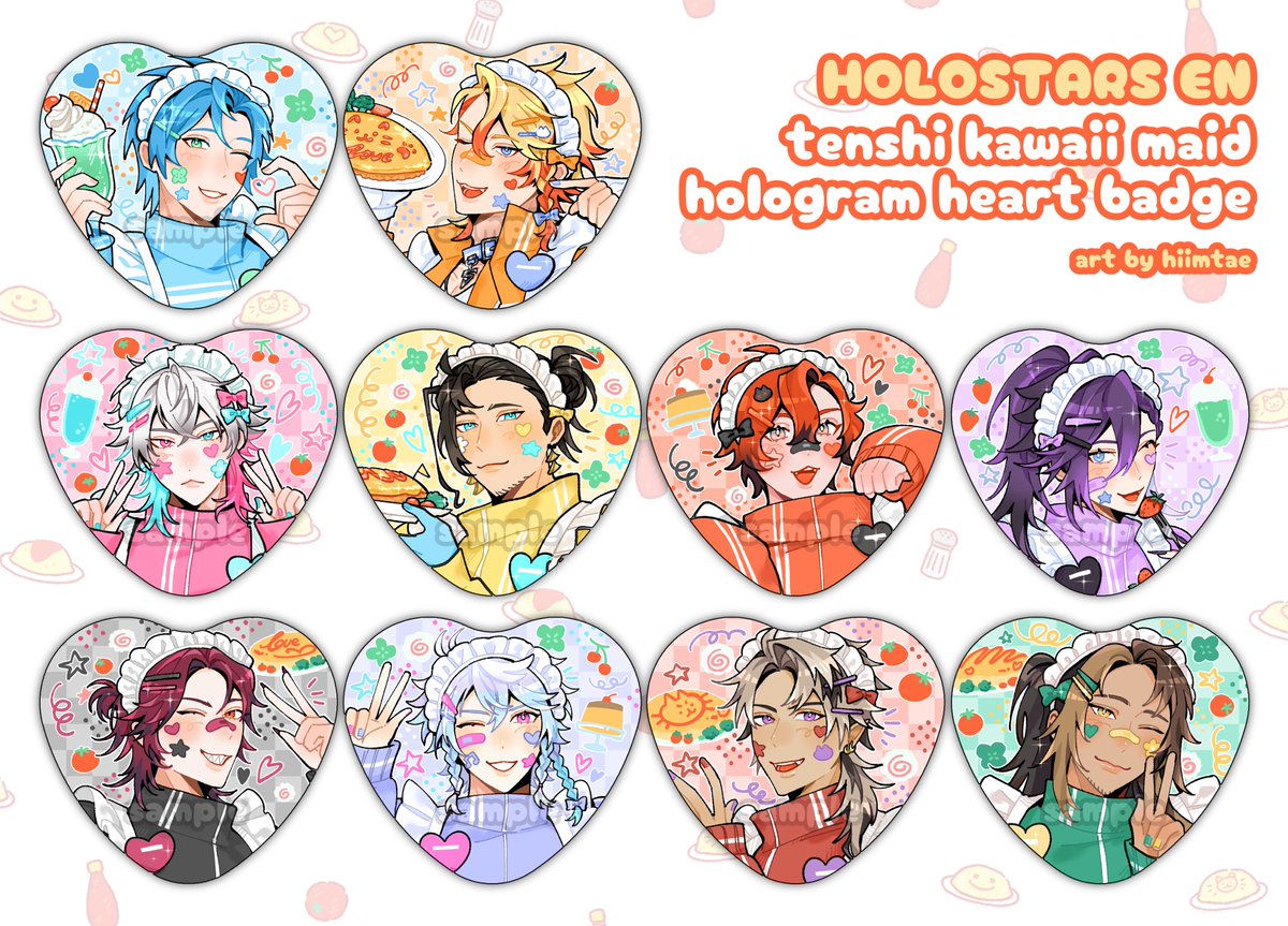 hiimtae_sb's tweet image. the new tenshikawaii maid set 🍅🥦🍥🍹  (๑ᵔ⤙ᵔ๑)!!! hope you guys like it (ㅅ´ ˘ `)
#hiimtaemerch