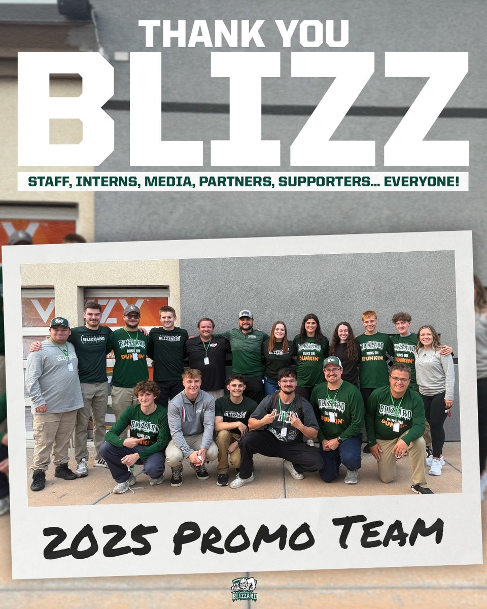 As we wrap up this season, we'll give one final thank you to our staff, intern team, media, partners, supporters, fans, owners, and everyone else who help make our seasons incredible. Thank you! See you in 2026 🥶
#GoBlizz
