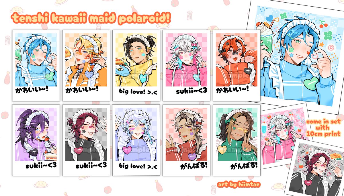 hiimtae_sb's tweet image. the new tenshikawaii maid set 🍅🥦🍥🍹  (๑ᵔ⤙ᵔ๑)!!! hope you guys like it (ㅅ´ ˘ `)
#hiimtaemerch