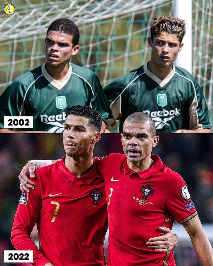 Ronaldo and Pepe😍