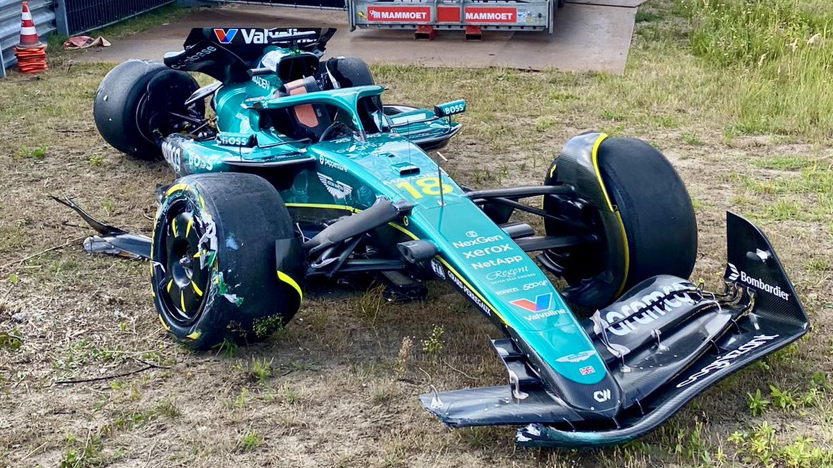 Luckily Lance Stroll walked away from a high-speed crash. The question is if he can walk away from his dad who must be fucking pissed off!

#DutchGP 🇳🇱 #F1