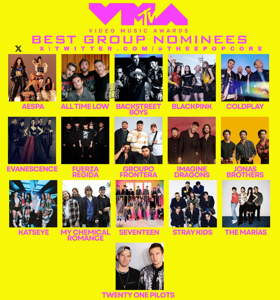 My Chemical Romance being nominated for a VMA in the big 2025, despite having no new music, no new album, no new music videos, no current photo shoots, press, or interviews for YEARS.....purely on merit and live performance alone. 

Long Live is right