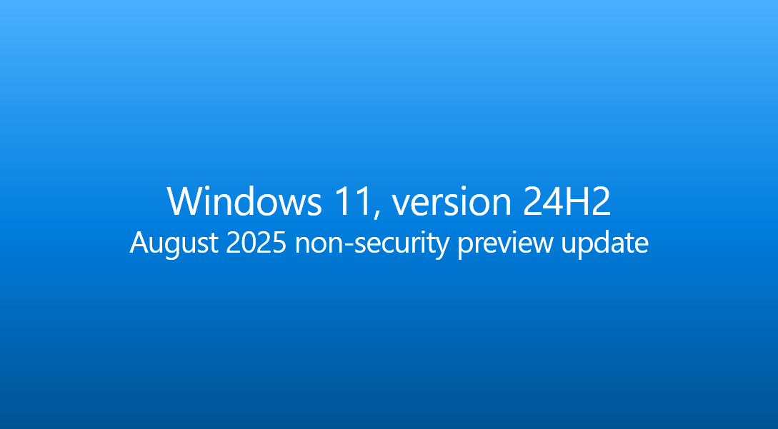 The August 2025 non-security preview update is now available for Windows 11, version 24H2.
support.microsoft.com/help/5064081
(🧵1/5)
