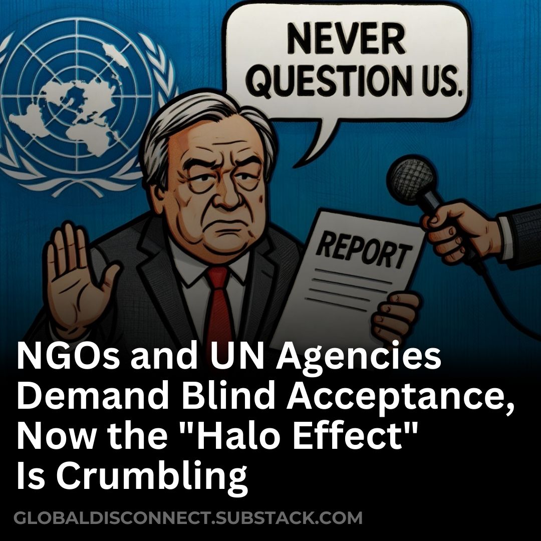 Leslie Kajomovitz (NEW) (@kikas6652) on Twitter photo 🧵For decades UN/NGOs relied on what <a href="/NGOmonitor/">NGO Monitor</a> calls the “Halo Effect”—their reports accepted as gospel. Now, when flaws are exposed, they demand we ignore definitions, evidence & contradictions. 🧵For decades UN/NGOs relied on what <a href="/NGOmonitor/">NGO Monitor</a> calls the “Halo Effect”—their reports accepted as gospel. Now, when flaws are exposed, they demand we ignore definitions, evidence & contradictions.