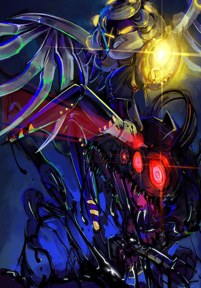 raha_rajah's tweet photo. V is so cool 
#art #murderdrones https://t.co/xxlVa9TrrG