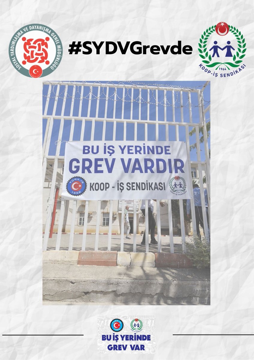 Aç olana ekmek götüren biz aç gezemeyiz! #SYDVGrevde