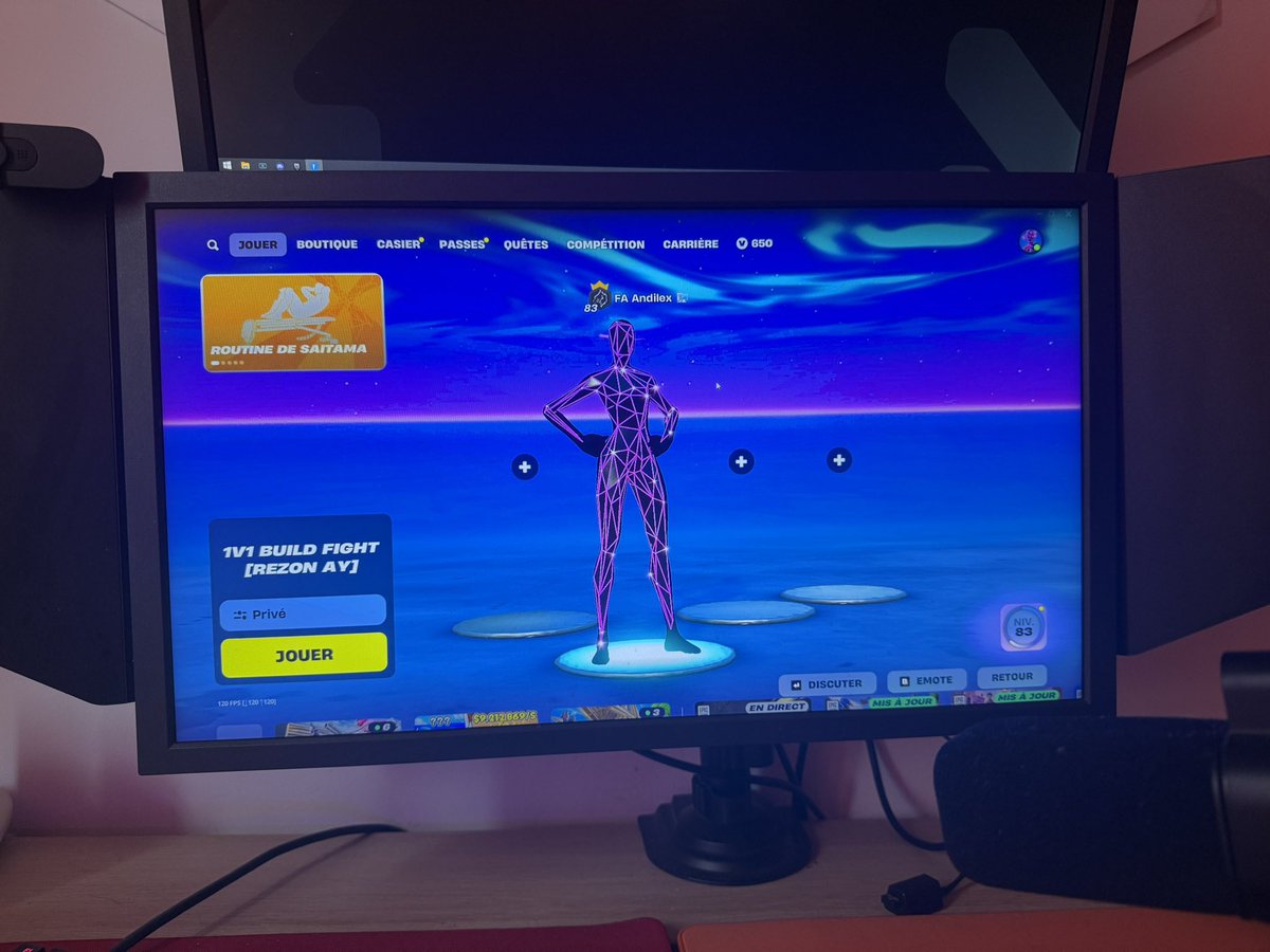 Les gars ! J’ai reçu le ZOWIE XL2566X+, l’écran officiel des Worlds 🔥 400Hz + dalle Fast-TN 1ms = réactivité ultime.
La techno DyAc2 garde l’image ultra nette ingame, même quand tu triples edits en Bf
Franchement… c’est vraiment une dinguerie.
Merci !! <a href="/ZowieFrance/">ZOWIE Esports France</a> #ad